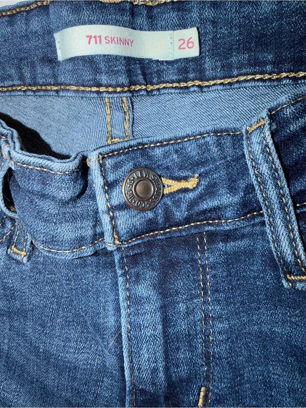 Levi's Women's Dark Blue Skinny Jeans